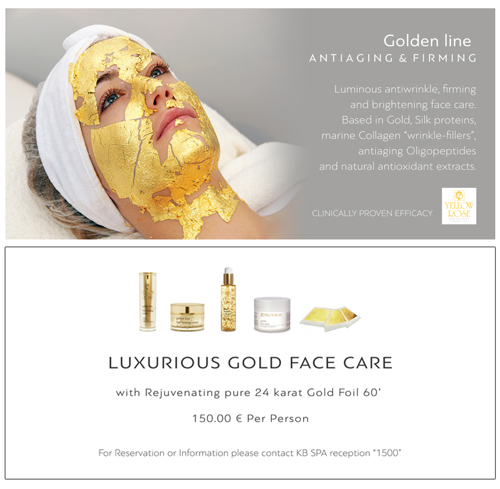 Luxurious Gold Face Care