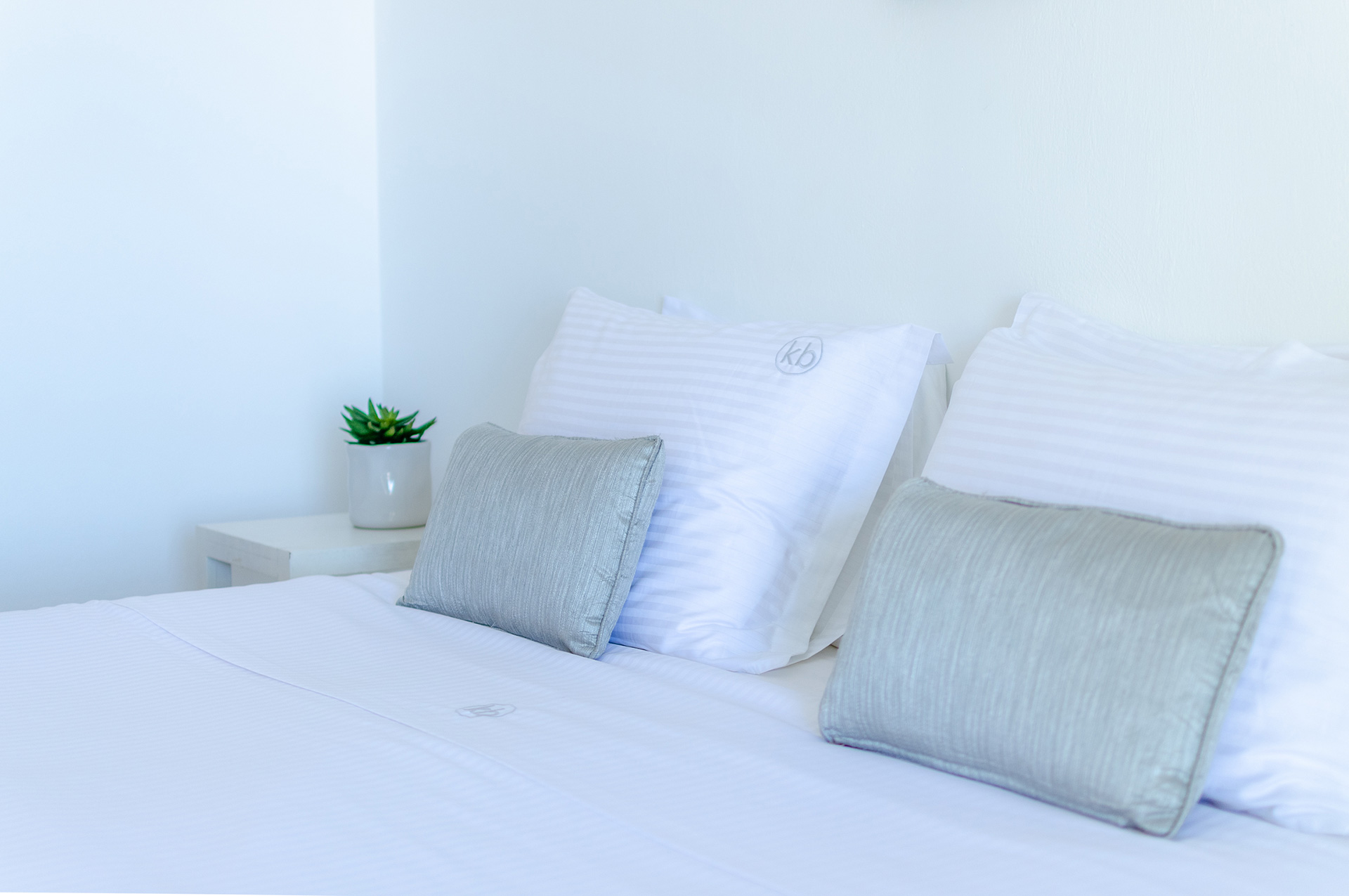 Knossos Beach Signature Room bed pillows